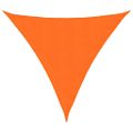 vidaXL Tieniaca plachta, oxford, trojuholníková 4,5x4,5x4,5 m oranžová
