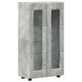 vidaXL Servírovacia skriňa FLORIN 55,5 x 29 x 100 cm Betónová šedá