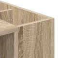 vidaXL Stôl Sonoma dub Kompozitné drevo 109 x 50 x 78 cm