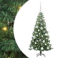 vidaXL Vianočný stromček Zelená 120 cm PVC