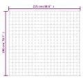 vidaXL Záťažová prikrývka modrá 200x225 cm 13 kg látka