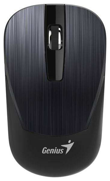 GENIUS NX-7015/ 1600 dpi/ USB-C/ Blue-Eye senzor/ bezdrátová/ černá myš bezdrátová, optická, 1200 DPI, 2,4 GHz, USB-C prijímac, dosah 10 m, cerná