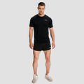 Pánske bežecké šortky Pulse X Black - GymBeam, veľkosť XL