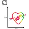 MANTA LOVE HEART, LED Neon plexi dekorácia