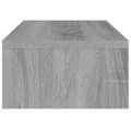 vidaXL Stojan na monitor sivý dub sonoma 42x24x13 cm spracované drevo