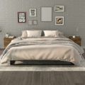 vidaXL Nočné stolíky 2 ks dymový dub 40x35x47,5 cm