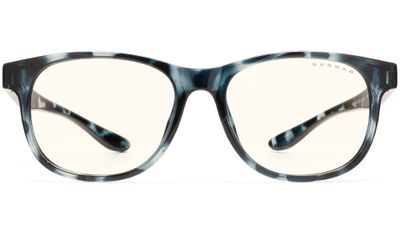 GUNNAR kancelářske/herní brýle  RUSH KIDS LARGE (8-12) NAVY TORTOISE čirá skla BLF 35 NATURAL focus