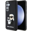 Obal Karl Lagerfeld pre Samsung Galaxy S24 Plus KLHCS24M3DRKCNK čierny HC 3D RUBBER KC NFT