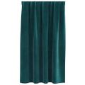 vidaXL Zatemňovacie závesy 2 ks Tmavozelená 140 x 140 cm Zamat