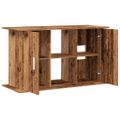 vidaXL Stojan na akvárium staré drevo 121x41x58 cm kompozitné drevo