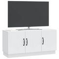 vidaXL TV skrinka Biela 99 x 34,5 x 47 cm Kompozitné drevo