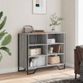 vidaXL Komoda sivá sonoma 91x35,5x74,5 cm kompozitné drevo