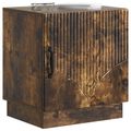 vidaXL Nočný stolík 2 ks Dymový dub 43 x 34,5 x 47 cm Kompozitné drevo