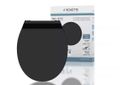 Schütte SLIM BLACK| Duroplast, Soft Close
