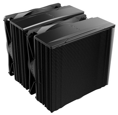 Be quiet! chladič CPU PURE ROCK PRO 3 LX Black / 2x120mm PWM ARGB fan / 6xheatpipe / čierny Chladenie, pre CPU, pre Intel i AMD, socket 1851, 1700, 1200, 1150, 1151, 1155, AM5, AM4, 250W TDP, 2× 120mm ARGB ventilátor, 6 hea