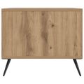 vidaXL Konferenčný stolík Dub artisan 90 x 50 x 40 cm Kompozitné drevo