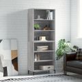 vidaXL Vysoká skrinka sivá sonoma 69,5x32,5x180 cm kompozitné drevo