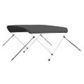 vidaXL Strieška Bimini s 2 oblúkmi antracitová 180x130x110 cm