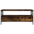 vidaXL Konferenčný stolík dymový dub 100x51x45 cm kompozitné drevo