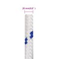 vidaXL Lodné lano biele 20 mm 25 m polypropylén