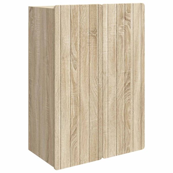 vidaXL Nástenná skrinka Dub sonoma 66 x 34,5 x 92 cm Kompozitné drevo