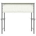 vidaXL Altánok so strechou 220x110x200 cm krémový