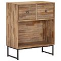 vidaXL Komoda, recyklované tíkové drevo 60x30x75 cm