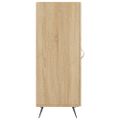vidaXL Komoda dub sonoma 34,5x34x90 cm spracované drevo