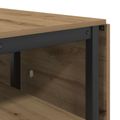 vidaXL Jedálenský stôl 122 x 80 x 76,5 cm Kompozitné drevo Dub artisan