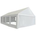 vidaXL Párty stan, PE 5x8 m, biely