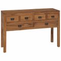 vidaXL Servírovacia skriňa Prírodná 110 x 35 x 75,5 cm