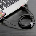 Baseus Cafule USB Lightning kábel 2,4A 0,5 m (červený+čierny)