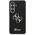 Obal Guess Fixed Glitter Big 4G Metal Logo pre Samsung Galaxy S26 čierny