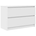 TV Skrinka vidaXL Biela 80x35x54 cm Drevo