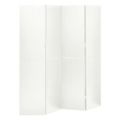 vidaXL 4-panelové paravány 2 ks biele 160x180 cm oceľ
