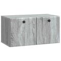 vidaXL Nástenná TV skrinka 59,5 x 31 x 30 cm Sivý Sonoma