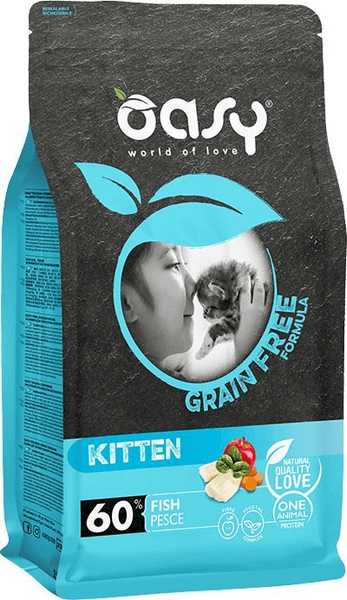 OADGCKPE0750 Oasy Grain free Kitten FISH 7,5kg