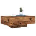 vidaXL Staré drevo 85 x 55 x 31 cm Kompozitné drevo