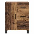 vidaXL Servírovacia skriňa so zásuvkou Staré drevo 69,5 x 34 x 90 cm