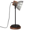 vidaXL Stolová lampa 25 W starožitná strieborná 17x17x50 cm E27