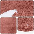 vidaXL Poťah na podložku 2 pcs HEERLEN Ružová Ø 60 cm PV fleece