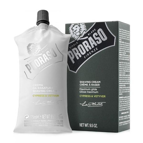 Krém na holenie PRORASO Shaving cream Cyprus a vetiver 275 ml