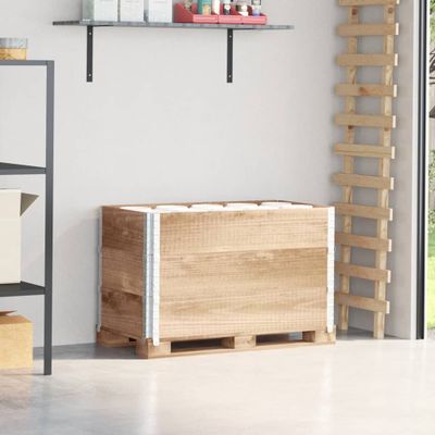 vidaXL Paletové ohrádky 3 ks 100x50 cm borovicový masív