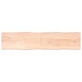vidaXL Stolová doska 220x50x(2-4) cm neošetrený masív živé hrany