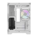 Počítačová skriňa Darflash FT350 + 5 ventilátorov aRGB (biela)