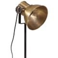 vidaXL Podlahová lampa 25 W starožitná mosadzná 35x35x65/95 cm E27
