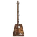 vidaXL Toaletné zrkadlo Dymová dub 100 x 55 x 18 cm Obdĺžnikový