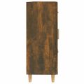 vidaXL Komoda dymový dub 69,5x34x90 cm spracované drevo