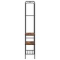 vidaXL Vešiak na oblečenie Dymová dub 60 x 30 x 171 cm