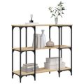 vidaXL Konzolový stolík dub sonoma 102x35x90 cm kompozitné drevo